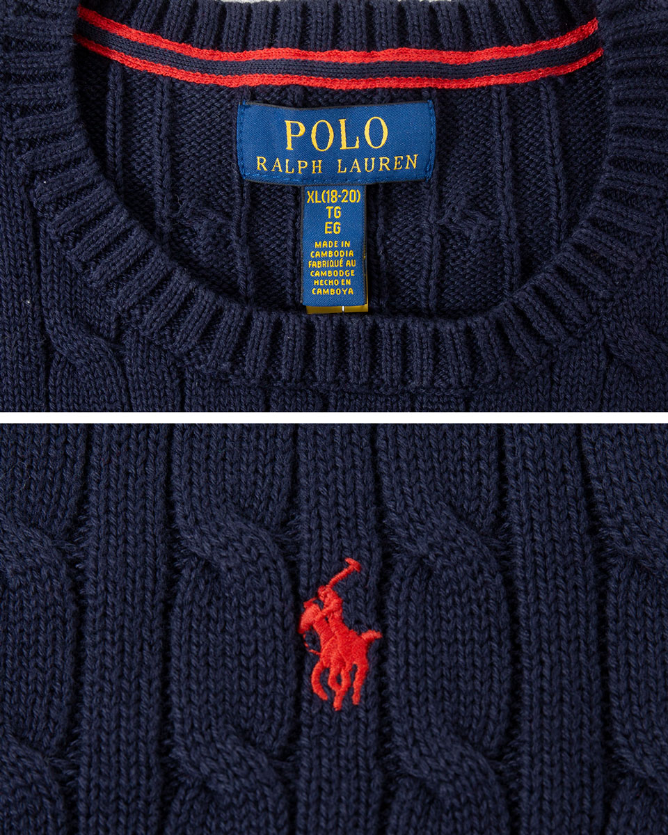 楽天市場】ポロ ラルフローレン ケーブル編み セーター POLO Ralph