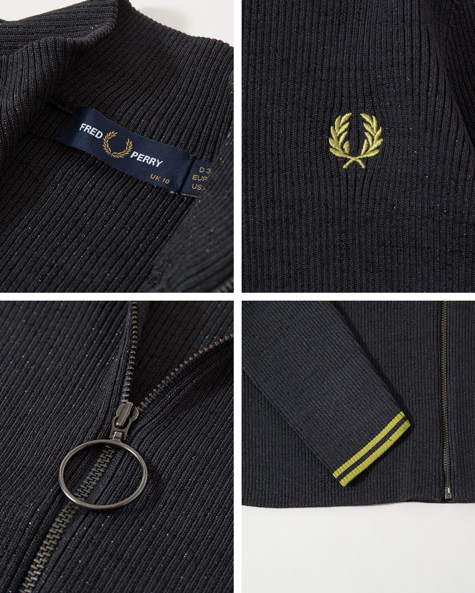 楽天市場】フレッドペリー レディース リブ ジップ スルー ジャンパー