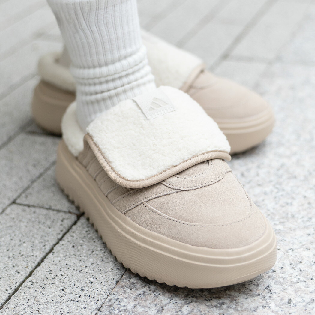 楽天市場】海外限定 adidas アディダス 厚底 GRAND COURT MULE