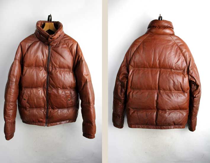 楽天市場】レザーダウンジャケット 中古 希少 80年代 Philippe Monet