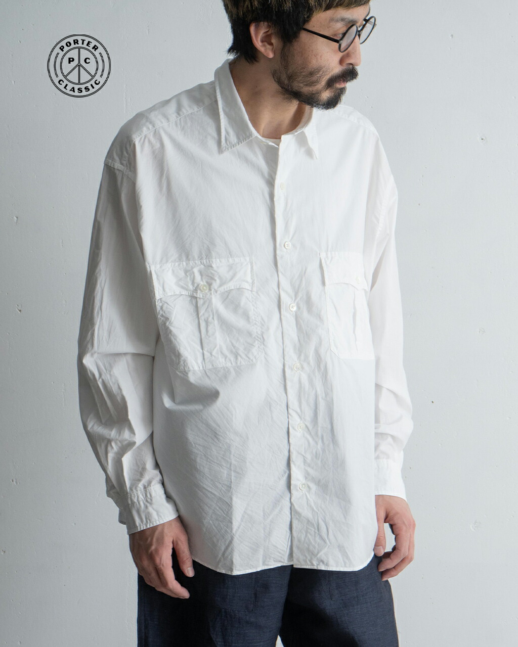 楽天市場】ポータークラシック PORTER CLASSIC ロールアップシャツ