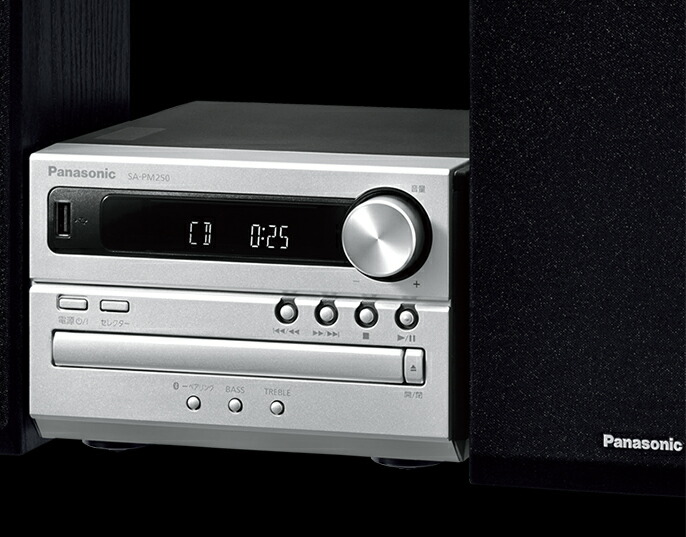 楽天市場】パナソニック CDステレオシステム USBメモリー/Bluetooth