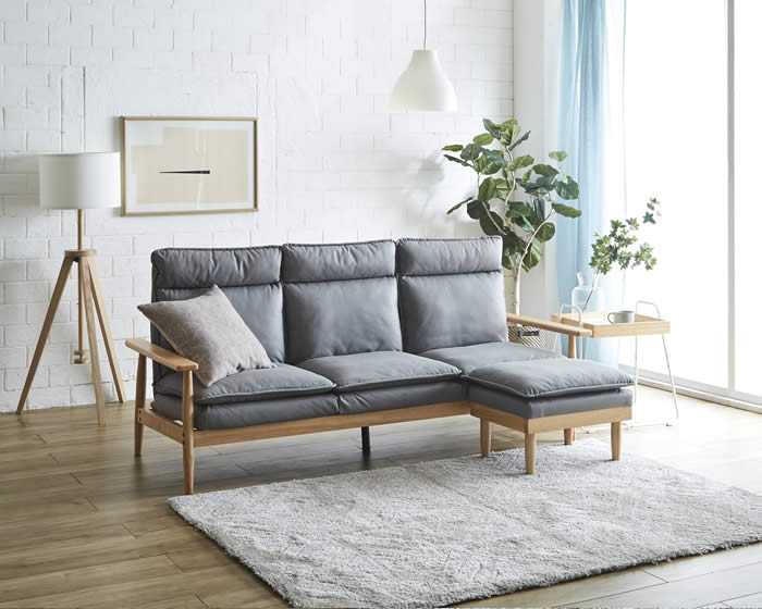 楽天市場】【送料無料】 スツール オットマン 北欧スタイル 木脚