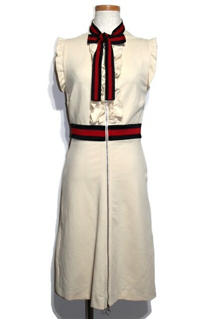 楽天市場】【送料無料】GUCCI グッチ ワンピース ウェブトリム付