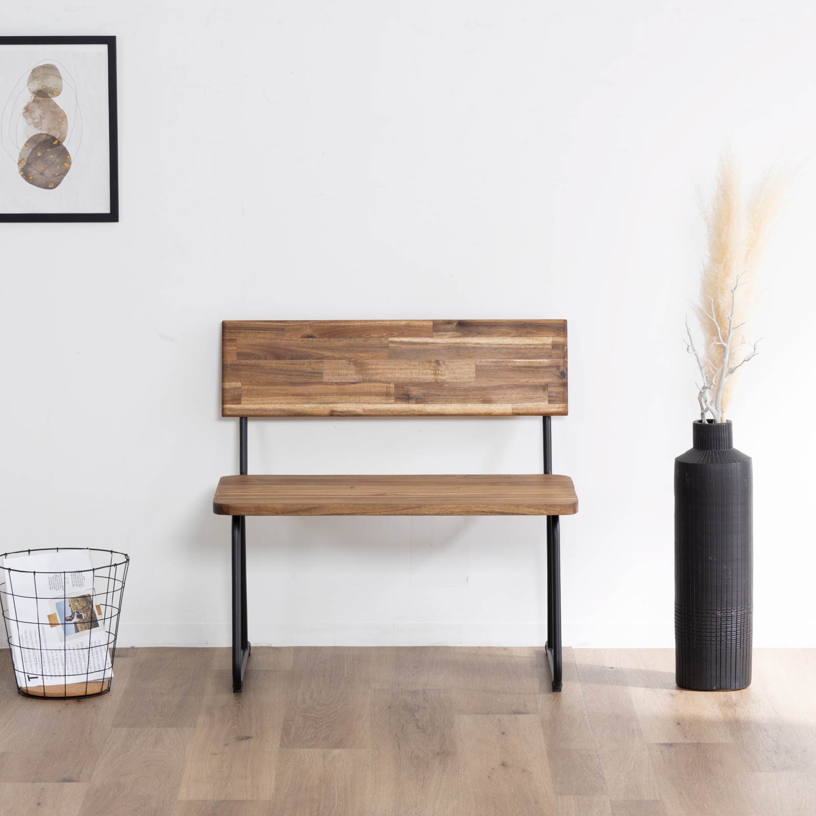 楽天市場】【5%OFFｸｰﾎﾟﾝ配布中】 ダイニングベンチ 1人掛け 幅80cm