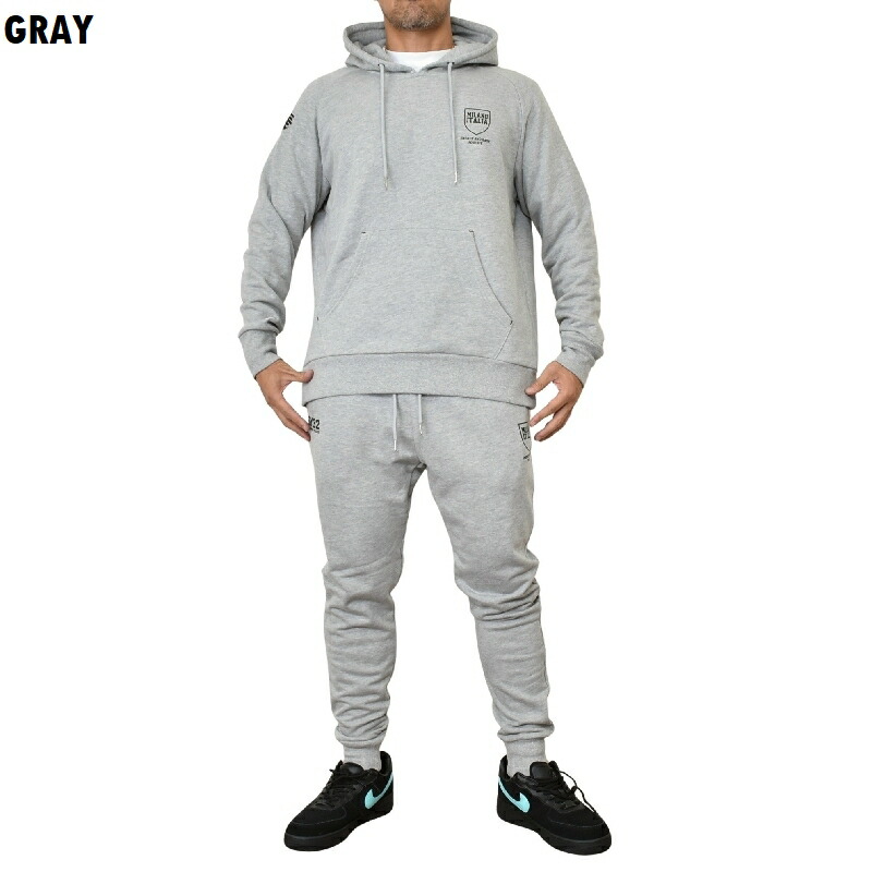 楽天市場】メンズ スウェット セットアップ（カラーグレー）（パーカー