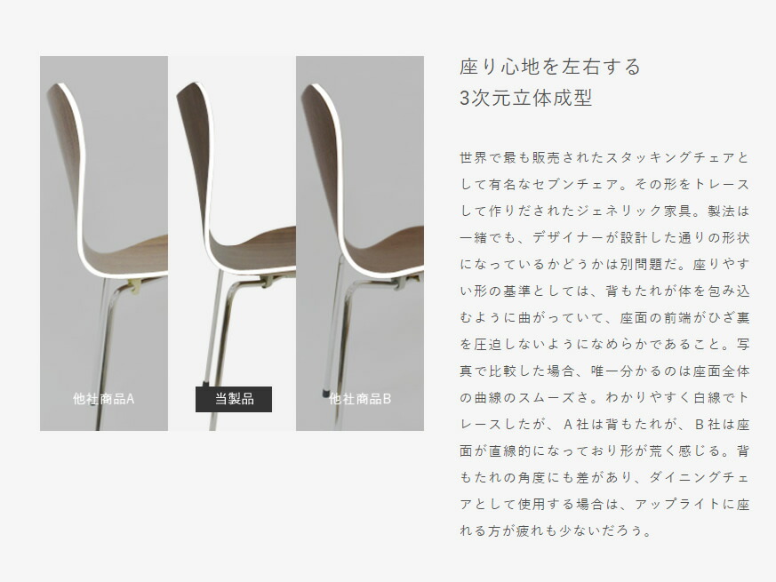 楽天市場】【完成品】セブンチェア Sプライウッドチェア 北欧 チェアー