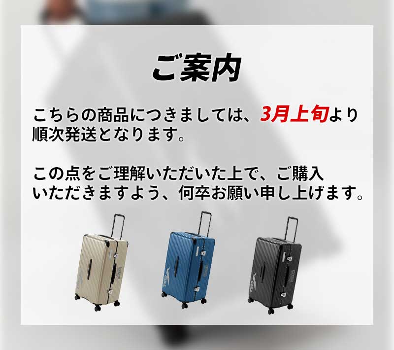 楽天市場】【予約注文】GULL ガル ハードシェルスーツケース GB-6506C