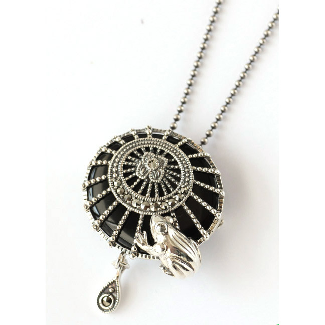 楽天市場】【スーパーセールクーポン有】【碌山】 シルバー オニキス