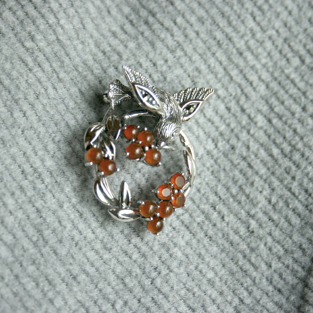 楽天市場】【スーパーセールクーポン有】【碌山】シルバー 福来雀と