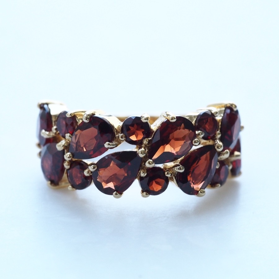 楽天市場】【碌山】シルバー ガーネット リング碌山 Rokuzan ロクザン