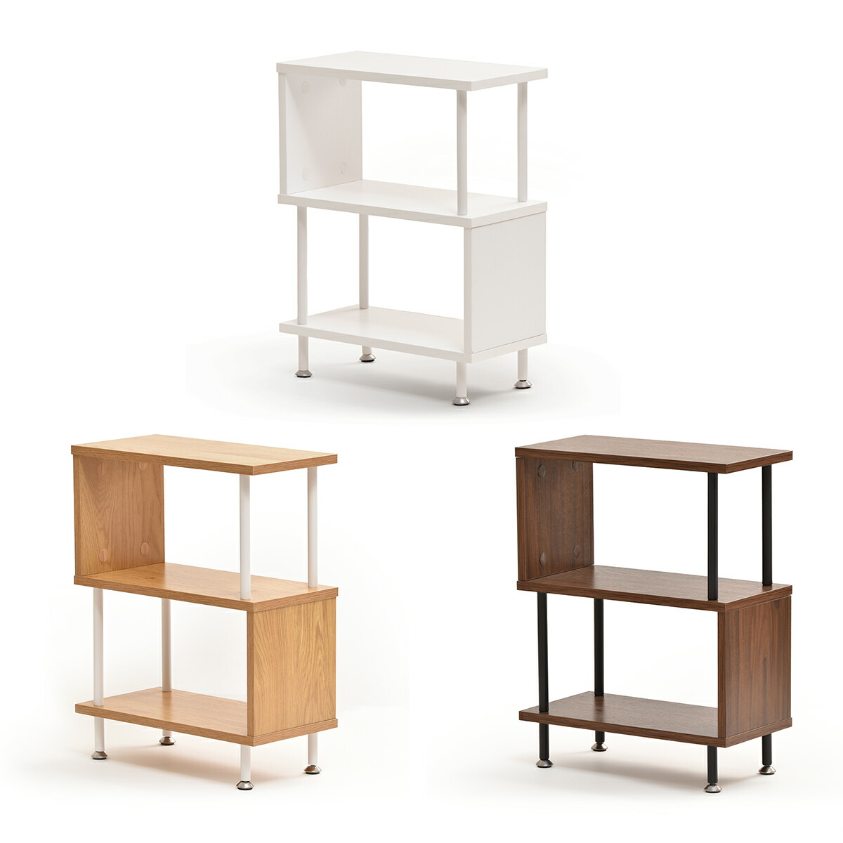 楽天市場】サイドテーブル S字サイドテーブル S字ラック 5の字サイド