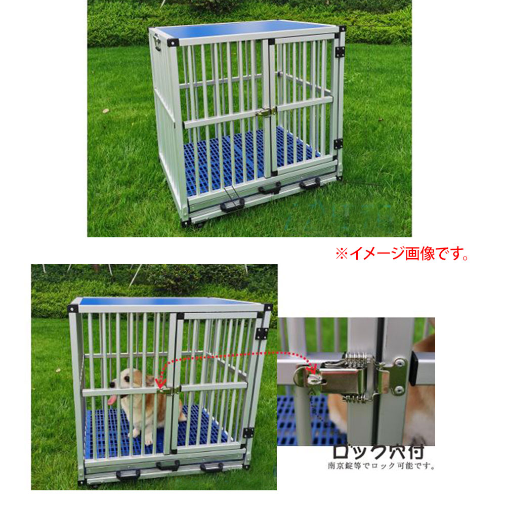 楽天市場】犬小屋 わんちゃん ケージ 幅80.5cm 屋外用 ペットケージ