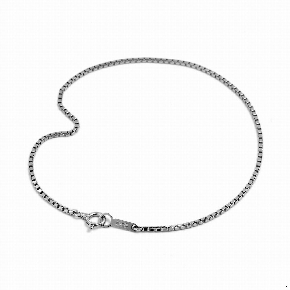 楽天市場】ブレスレット チェーン PT850 プラチナ ベネチアンチェーン