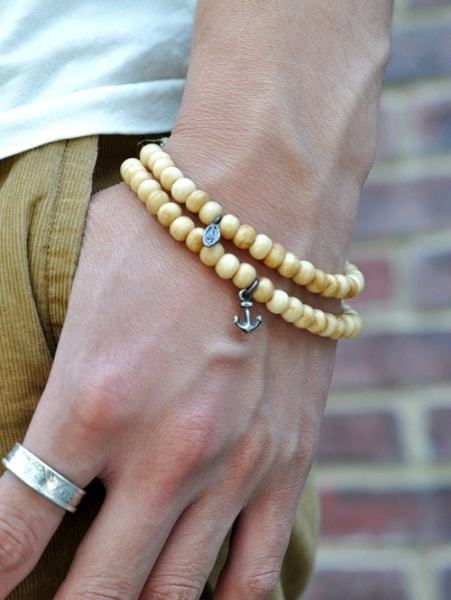 楽天市場】M COHEM エムコーエン ボーン 玉 メンズブレスレット スカル