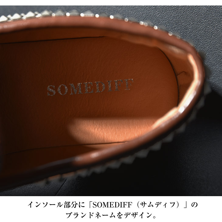 楽天市場】ローファー メンズ おしゃれ スタッズローファー フェイク