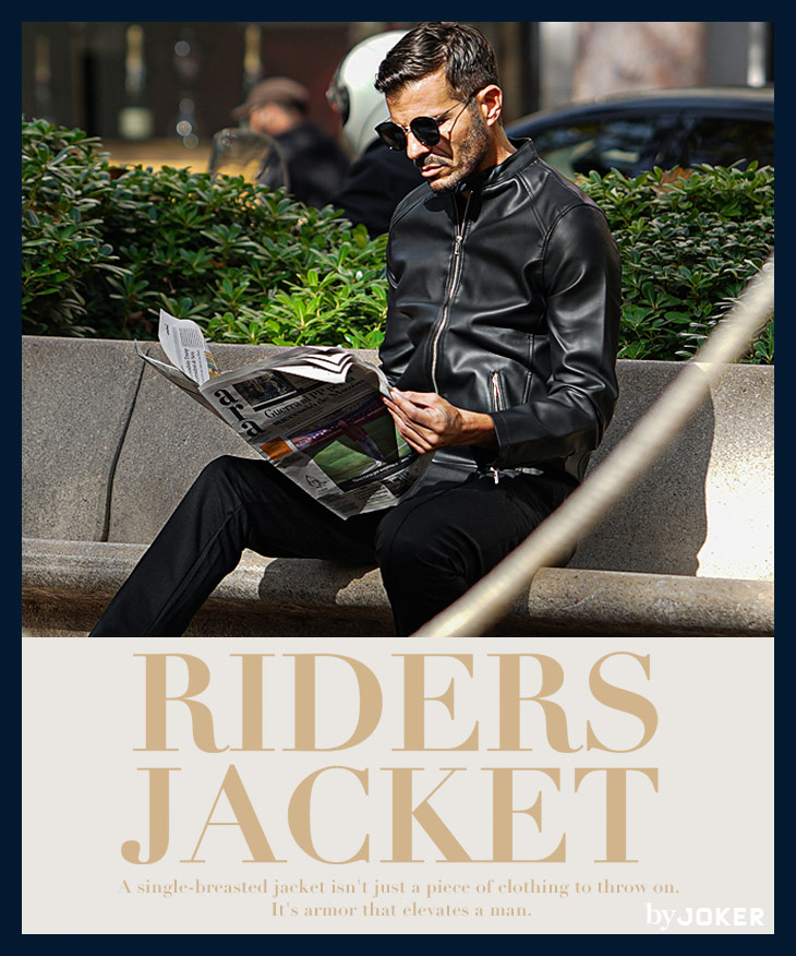 楽天市場】シングル ライダースジャケット メンズ レザージャケット