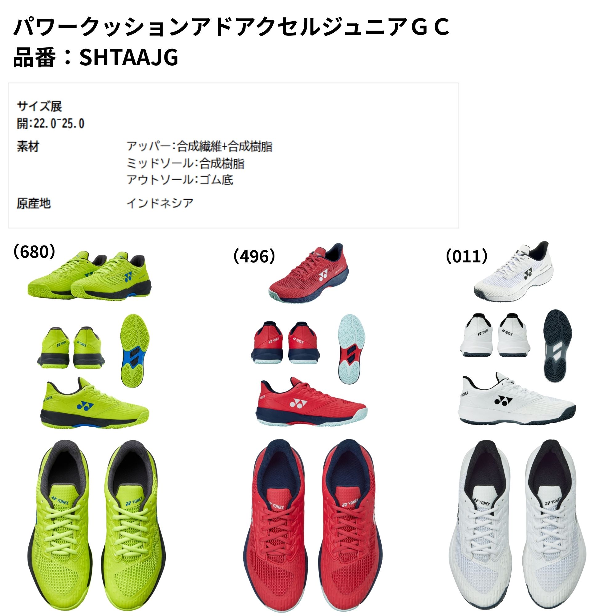 楽天市場】【最短出荷】ヨネックス YONEX テニスシューズ パワー