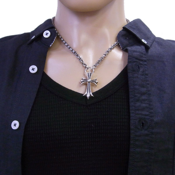 楽天市場】クロムハーツ ネックレス CHROME HEARTS スモールCHクロス