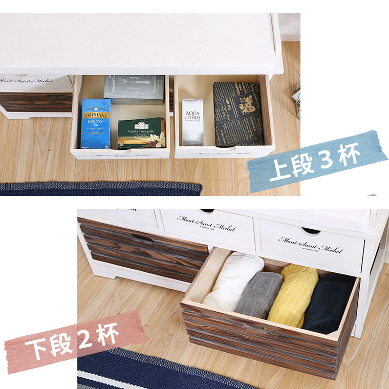 楽天市場】収納スツール ベンチ ボックス 椅子 フレンチ アンティーク