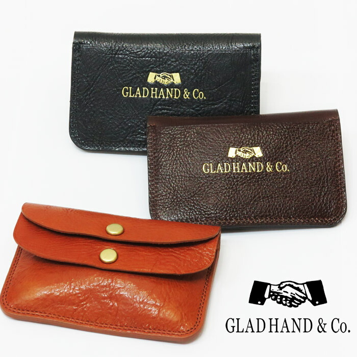 楽天市場】GLAD HAND グラッドハンド レザー ダブルフラップ コイン