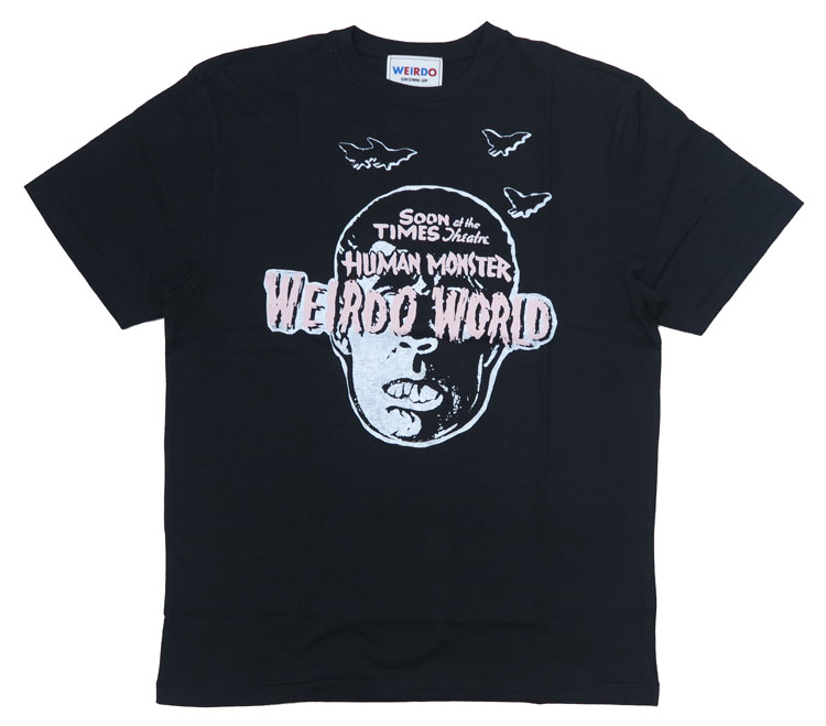 楽天市場】WEIRDO ウィアード 半袖 クルーネック Tシャツ「HORROR