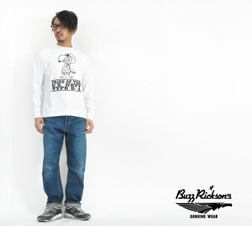 楽天市場】バズリクソンズ BUZZ RICKSON'S 長袖 Tシャツ ピーナッツ