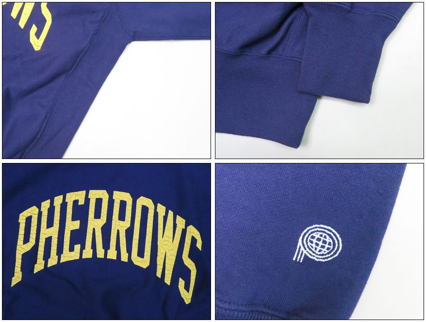 楽天市場】フェローズ Pherrow's クルーネック スウェット Pherrow's