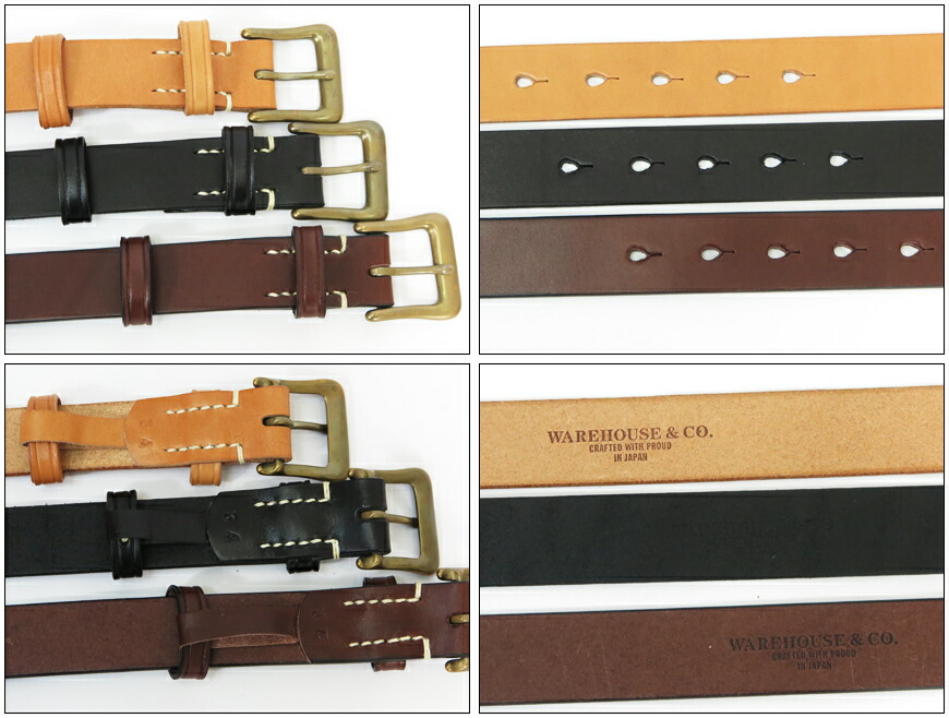 楽天市場】WAREHOUSE ウェアハウス Lot.6041 スリム レザー ベルト