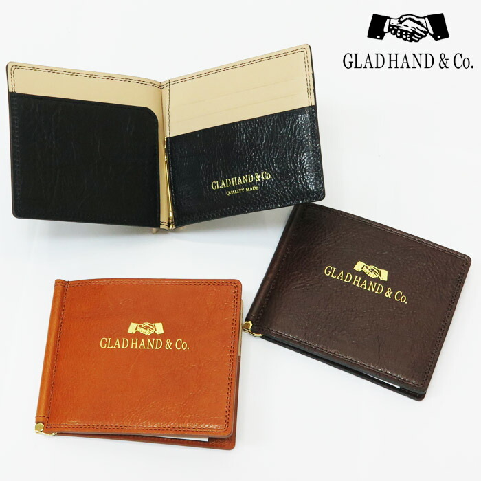 楽天市場】GLAD HAND グラッドハンド レザー マネークリップ