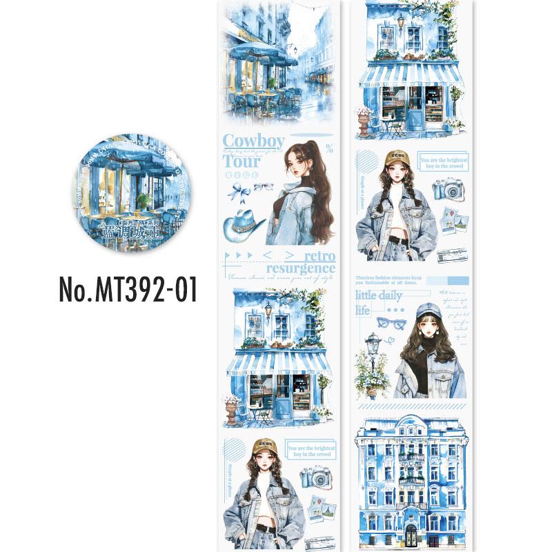 楽天市場】MT392 人物 女性 女の子 建物 風景 和紙 コラージュ 素材