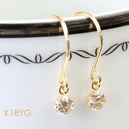 楽天市場】pt900 ダイヤモンド ピアス プラチナ シャンパン ブラウン