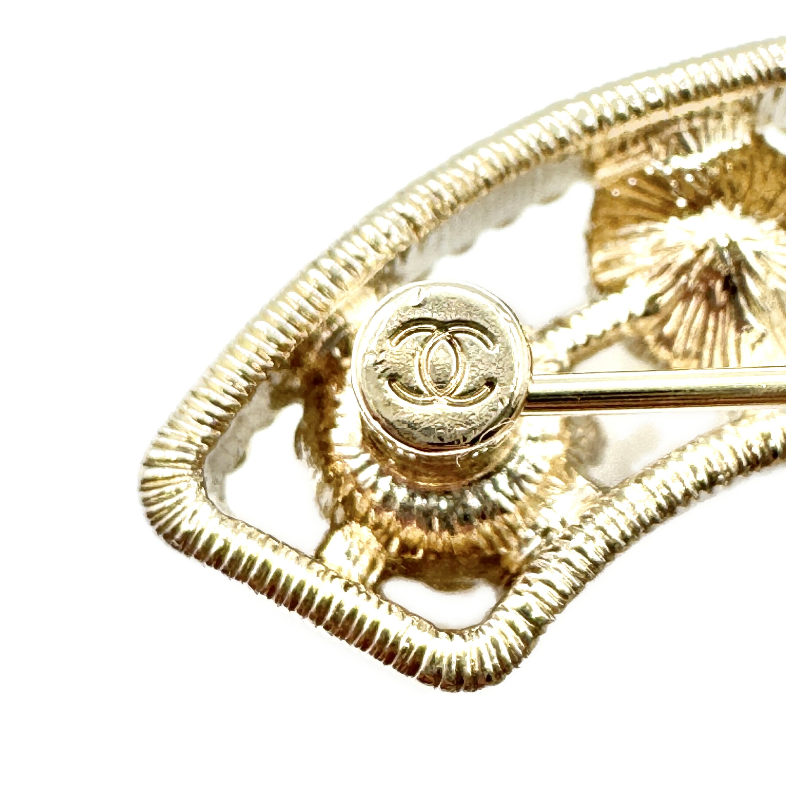 楽天市場】シャネル ココマーク ブローチ パール ラインストーン