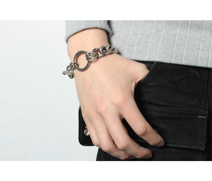 楽天市場】エイトジー ブレスレット メンズ チェーン シルバー 真鍮