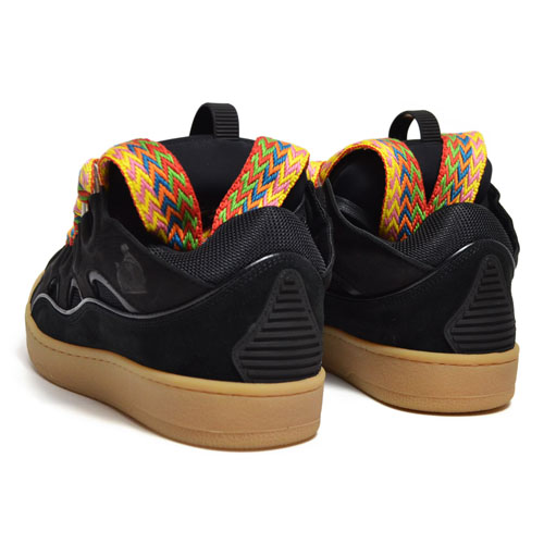 楽天市場】LANVIN PARISLEATHER CURB SNEAKERS / BLACKランバン