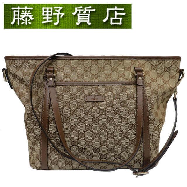 楽天市場】グッチ GUCCI GGキャンバス 2way バッグ 斜め掛け トート