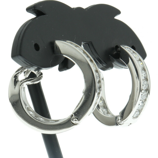 楽天市場】(新品仕上げ済）ティファニー TIFFANY フープ ダイヤ ピアス