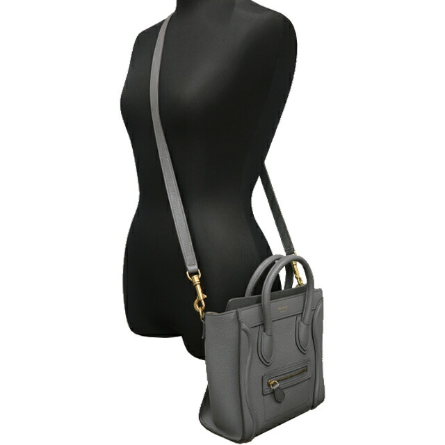 楽天市場】セリーヌ CELINE ナノ ラゲージ 189243AQ2 カーフスキン