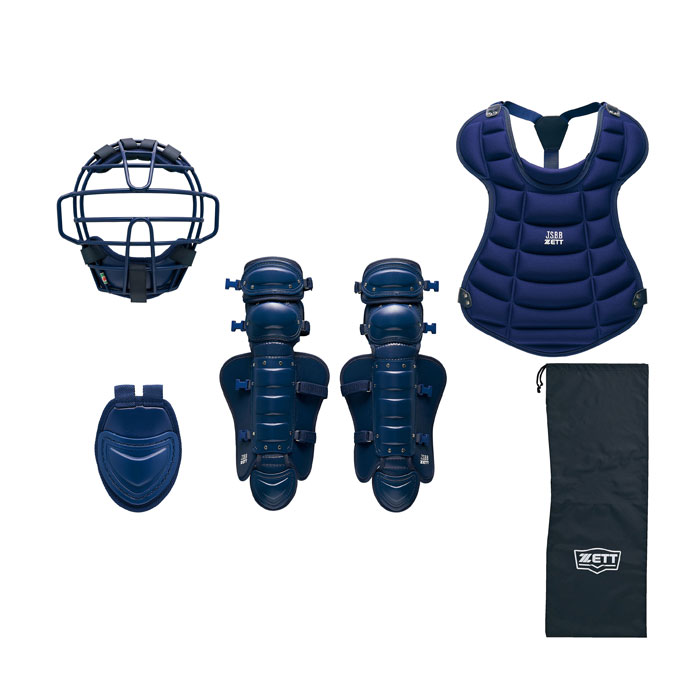 楽天市場】野球 少年軟式キャッチャー防具4点セット ZETT プロテクター