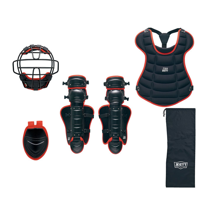 楽天市場】野球 少年軟式キャッチャー防具4点セット ZETT プロテクター