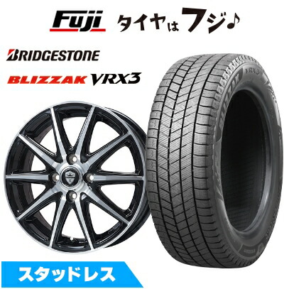 ②165×65×14 エブリィワゴン専用ホイールつき ブリザック VRX3 4本