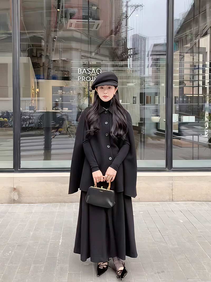 楽天市場】ケープコート ポンチョコート コート レディース 冬