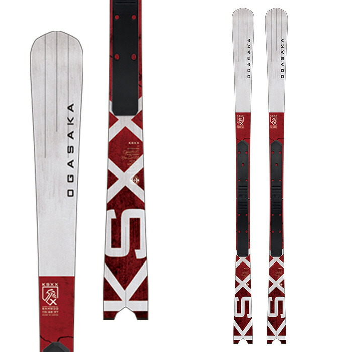 楽天市場】OGASAKA オガサカ スキー板 KS-XX/RD + FM585 【板+プレート