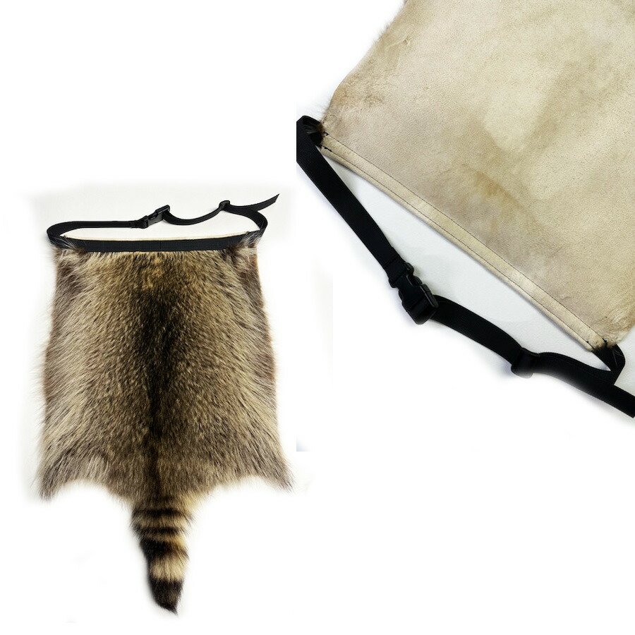 楽天市場】アメリカ産【ラクーン尻あて】毛皮尻尾付きラクーン【送料