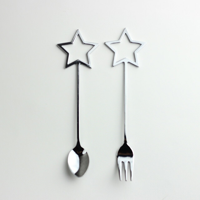 楽天市場】Party Party スター コーヒースプーン＆ヒメフォークセット