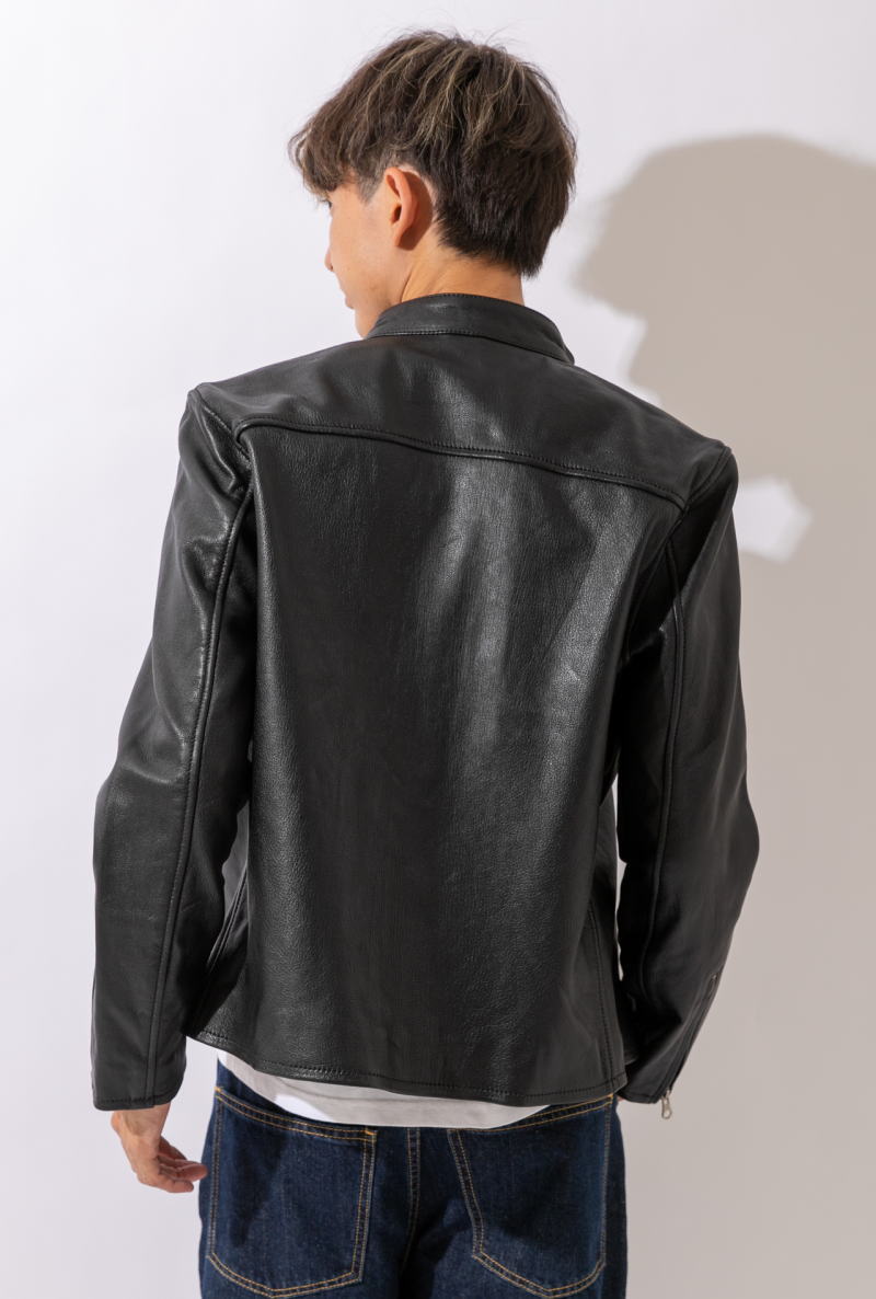 楽天市場】フリーダムレザー レザージャケット ゴートレザー