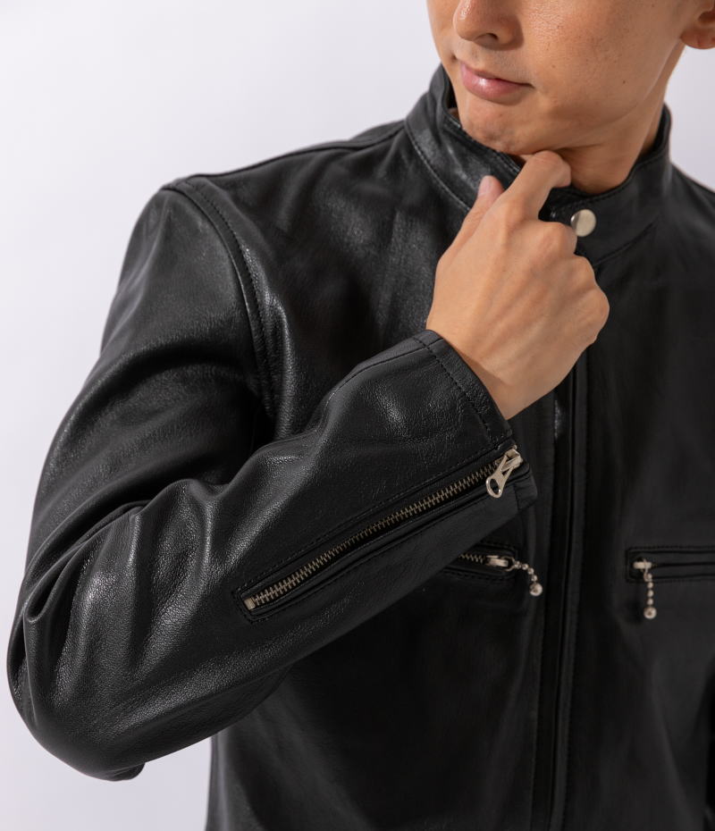 楽天市場】フリーダムレザー レザージャケット ゴートレザー