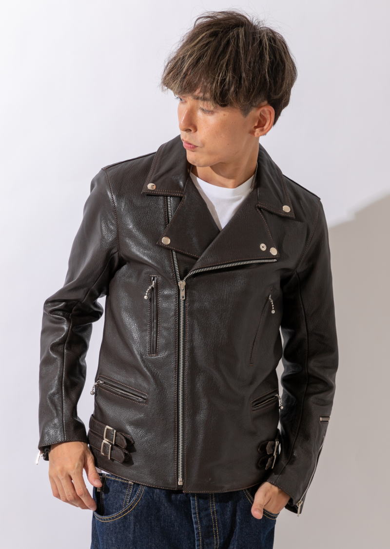 楽天市場】フリーダムレザー レザージャケット ゴートレザー