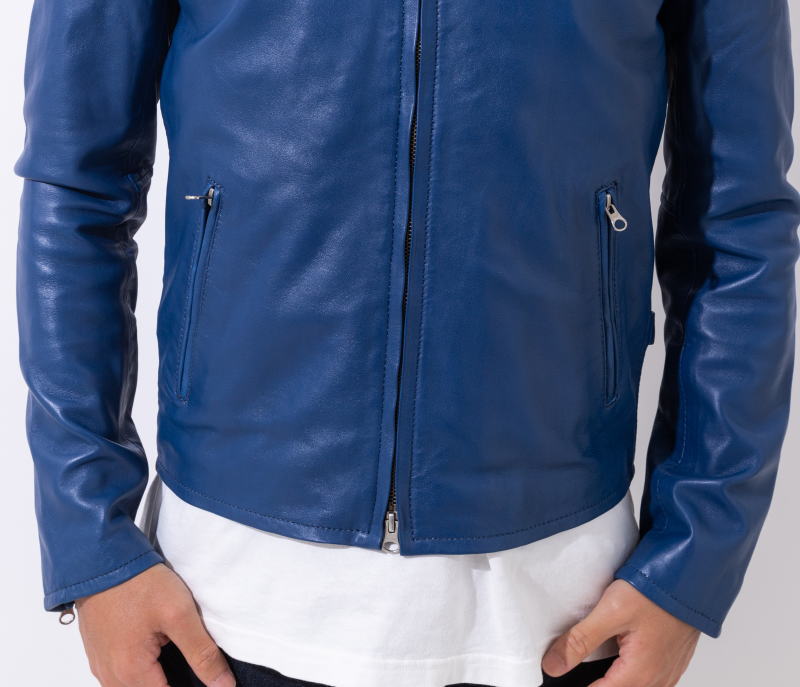 楽天市場】ラムレザー 革ジャン メンズ シングルライダース レザー