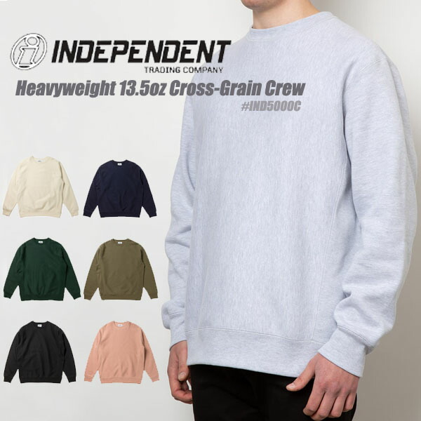 楽天市場】13.5 oz ヘビーウェイトスウェットシャツ【INDEPENDENT